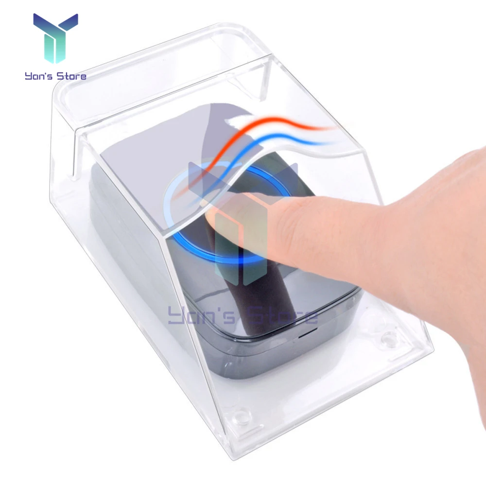 1 Pz Impermeabile Copertura Protettiva Antipioggia Per Campanello Senza Fili Smart Door Bell Ring Chime Button Trasparente Impermeabile Home