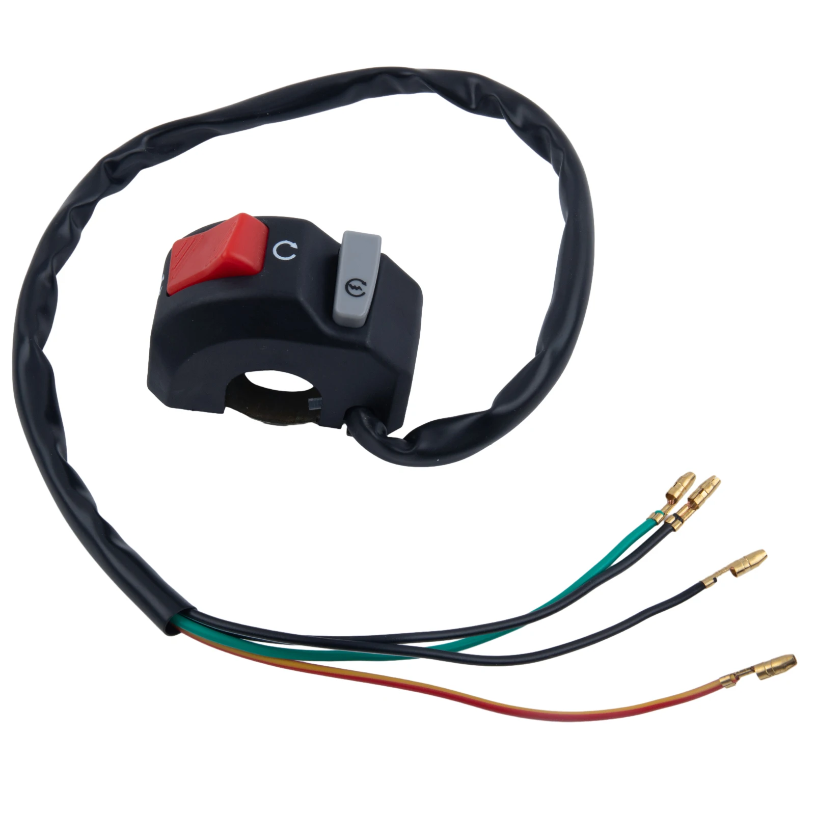 

Universal 7/8\\\" Motorcycle Handlebar Fog Headlight Horn Kill Switch ON OFF Button Styling Replacement Accessories 2020