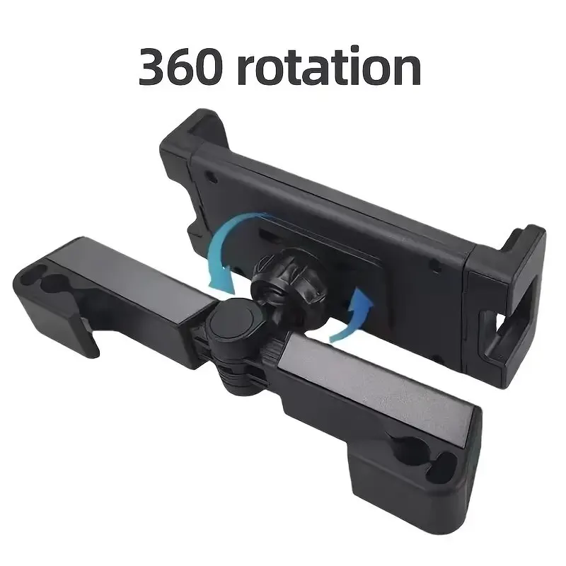 S0c426f4b07ee4fa0aff3d3b8bc650435V Telescopic Car Rear Pillow Phone Holder Mount Tablet Car Stand Seat Rear Headrest Mounting Bracket for Phone Tablet 4-12.9 inch Mallzona