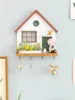 Elegant and Cute French-style Wall-mounted Entryway Coat Rack for Art, Bags and Keys with Side Hooks for Wardrobes home decor 5