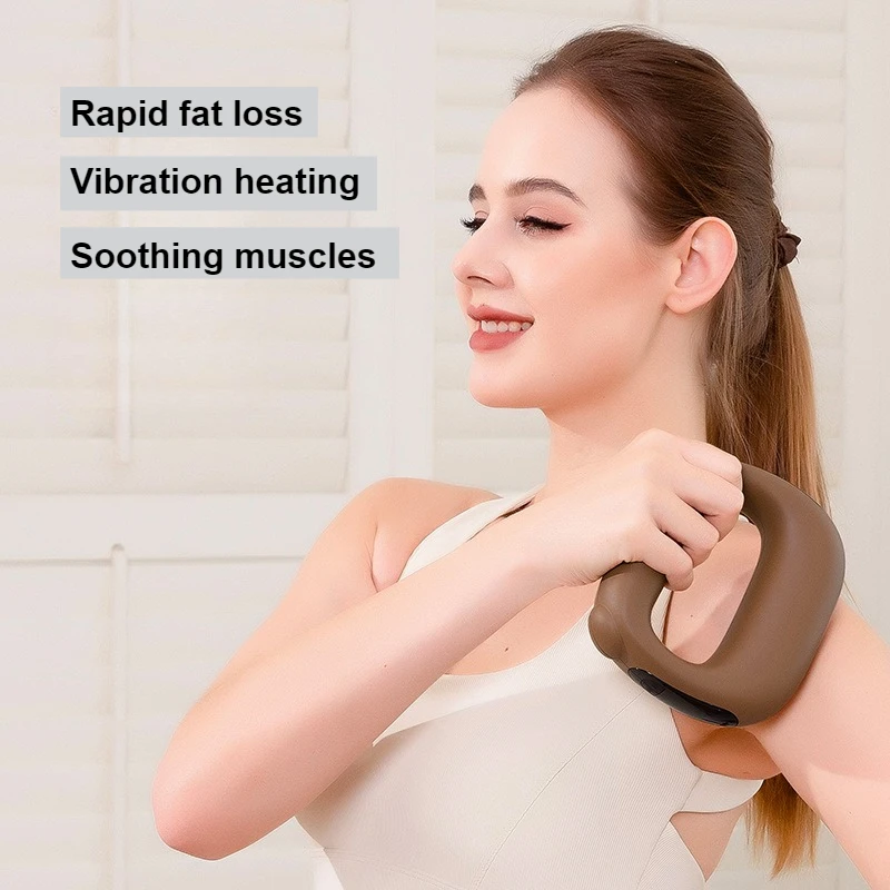 Fascia Ring Cross-border Massage Ring Vibration Massager Shoulder and Neck Yoga Ring Mini Shaking Machine Massager
