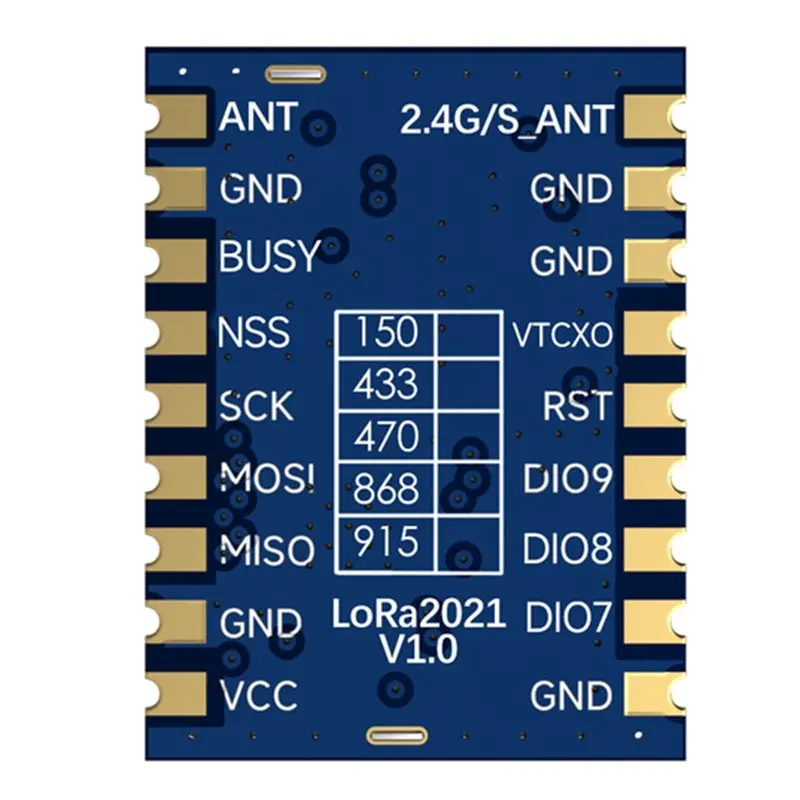 【신제품】Lora LR1121 Sub-Ghz 무선 RF 모듈 2.6Mbps 데이터 속도 위성 대역 Lora 기능