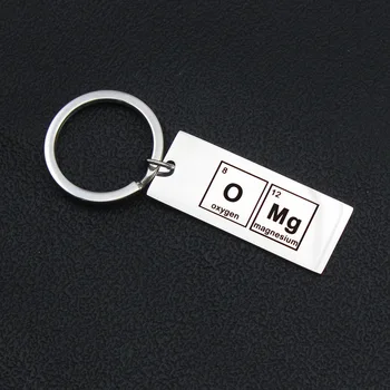 Portachiavi portachiavi chimico per uomo tavola periodica degli elementi portachiavi Ba Bi Es portachiavi Be Ni Ce ciondolo regalo per ragazze