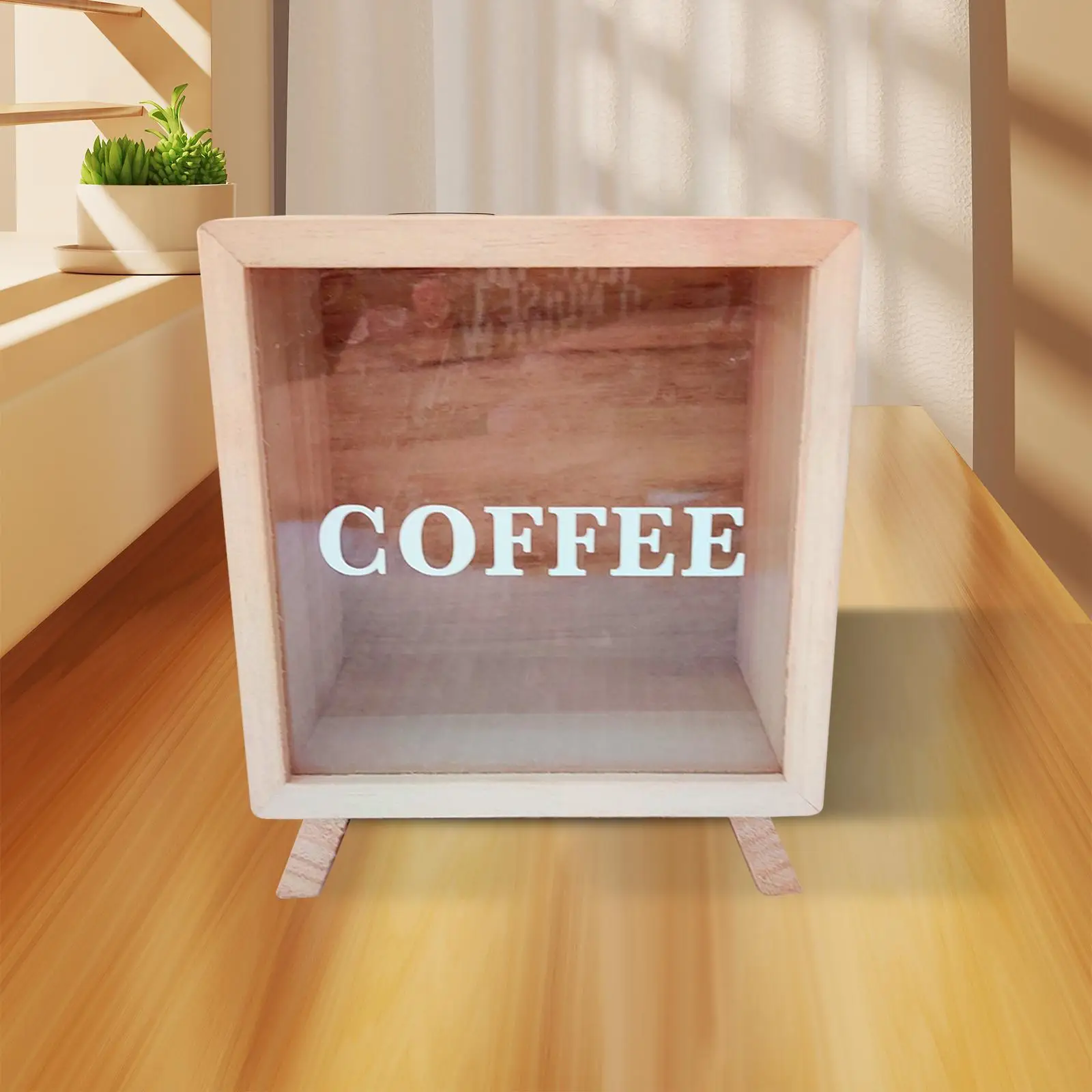 Coin Bank Jar Tip Jar for Money Tip Box for Restaurants Bartender Bars