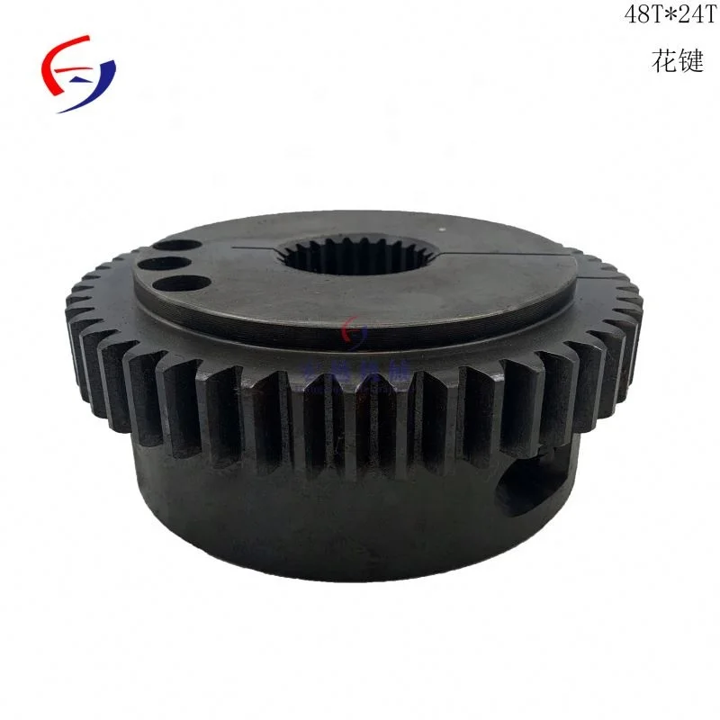 plastic spline 48T 24T 17T*4.2 for excavator shaft coupling 48T*24T 300*48T 352*48T spline shaft hub