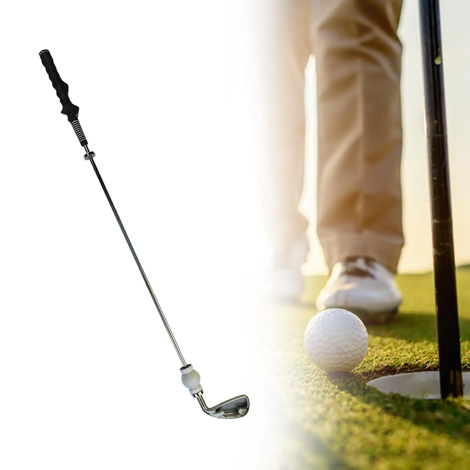 

Golf Swing Trainer Stick Improve Swing Skills Accessories Golf Swing Training Stick for Tempo Speed Flexibility Balance Rhythm