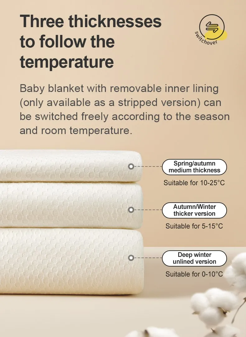 swaddle macio 100% algodão 0-6 meses cobertor