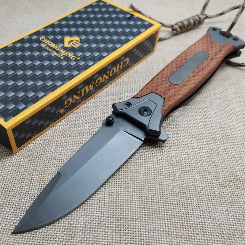 

8.92'' Pocket Knife Survival Tactical Folding Knife High Hardness Outdoor Camping Hiking Hunting Knives Self-defense EDC Tool