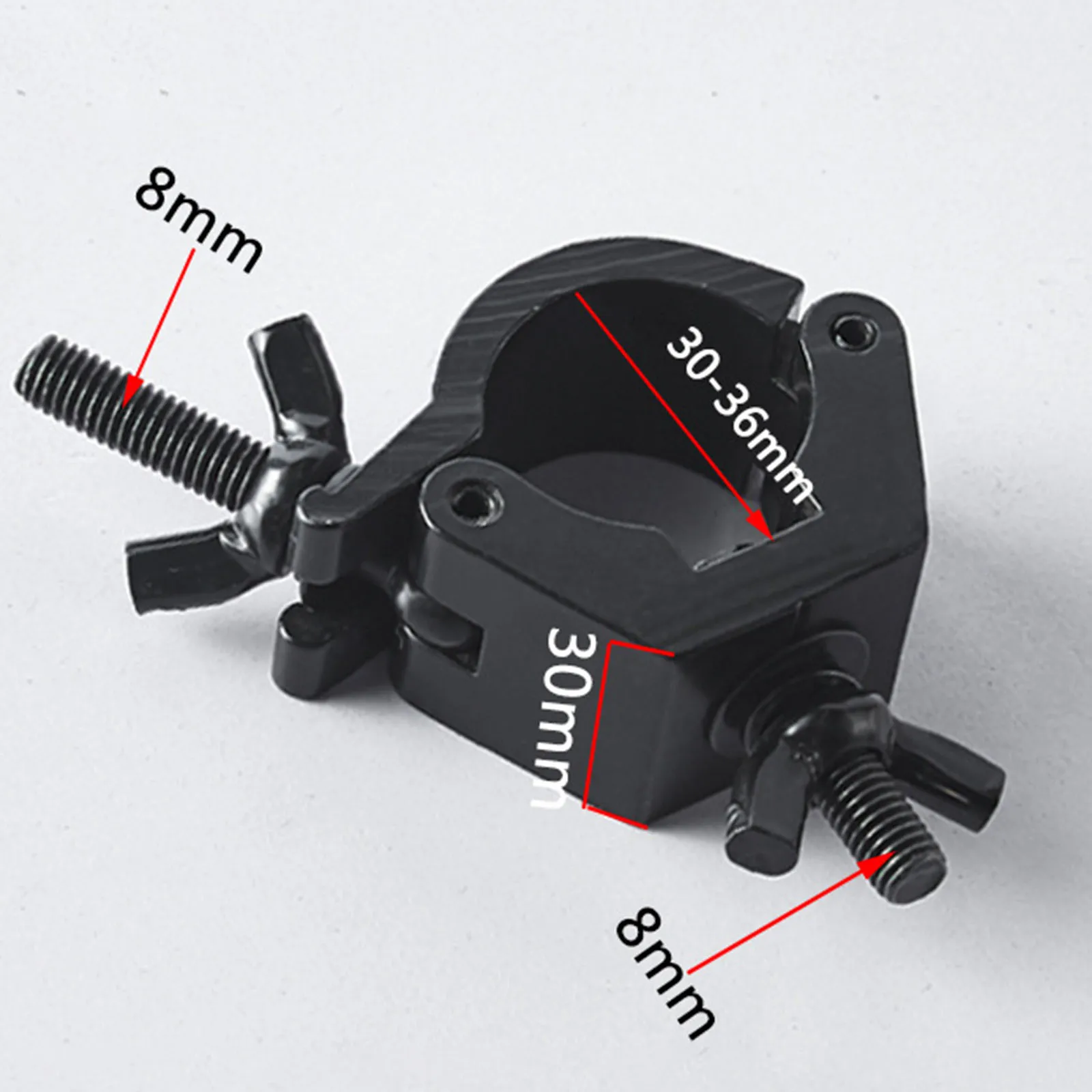Heavy Duty Single Head Swivel Clamp Aluminum DJ Light Clamp Stage Lighting Clips For LED Par Moving Head Beam Spot Clamps dj light clamp