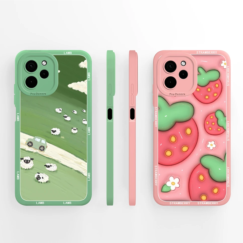 Pretty Flowers Phone Case with Camera Protection - Lightweight Bumper Cover
