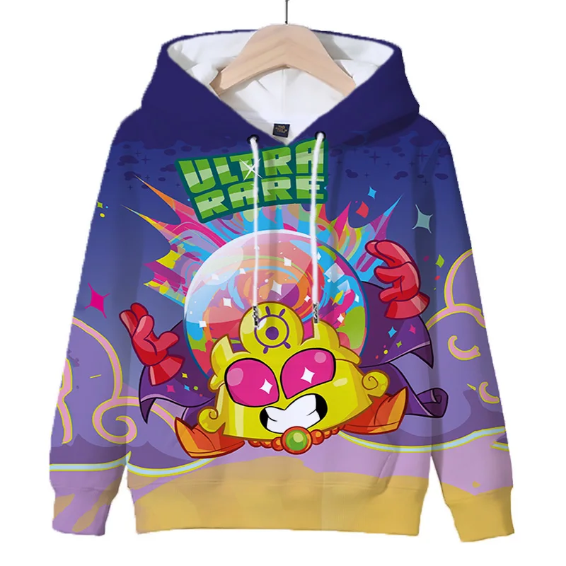 Hoodies Superzings Serie 11 Hoodie Pullovers 3D Cartoon Tops Coat Boys Girls SuperThings Children's Sweatshirts Kids Clothes