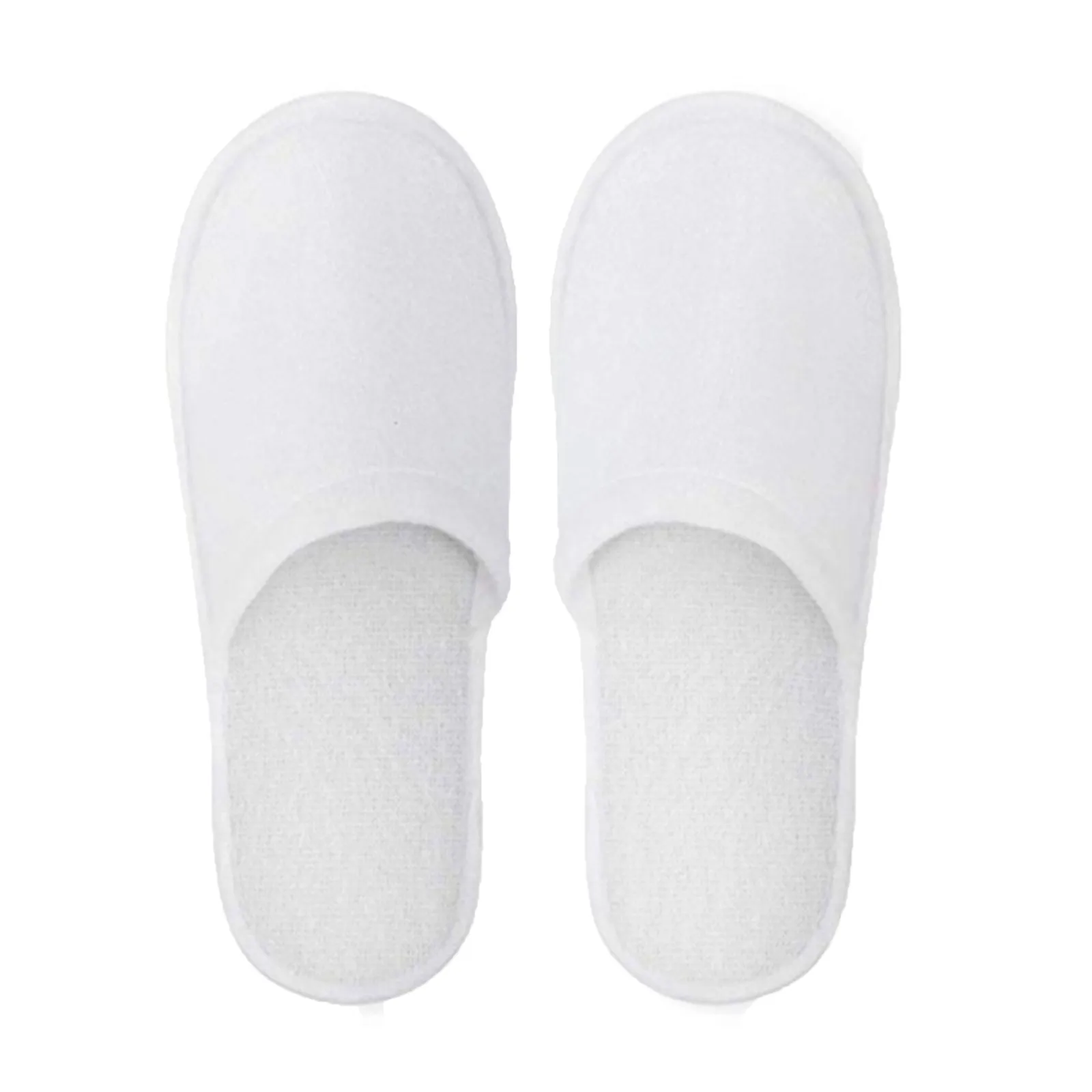 Spa Slippers 10/20 Pairs of Brushed Plush Closed-toe Disposable Slippers for Men and Women Suitable for Families Guest Hotel Tra 2