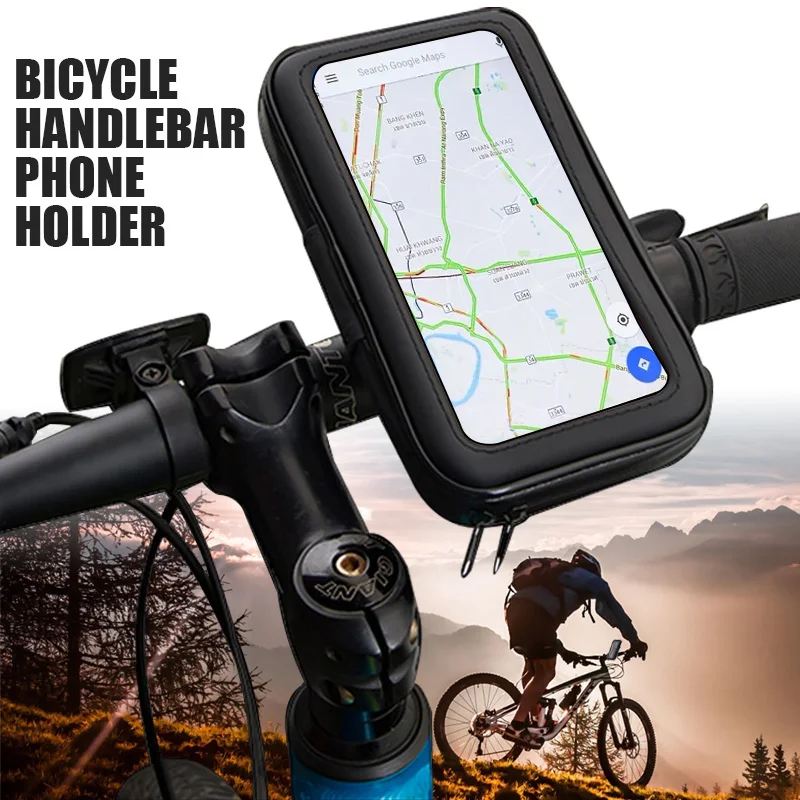 Diamond Plate Adjustable Waterproof Motorcycle/Bike Phone Mount - GPS & Smartphone Holder 12 thumbnail image