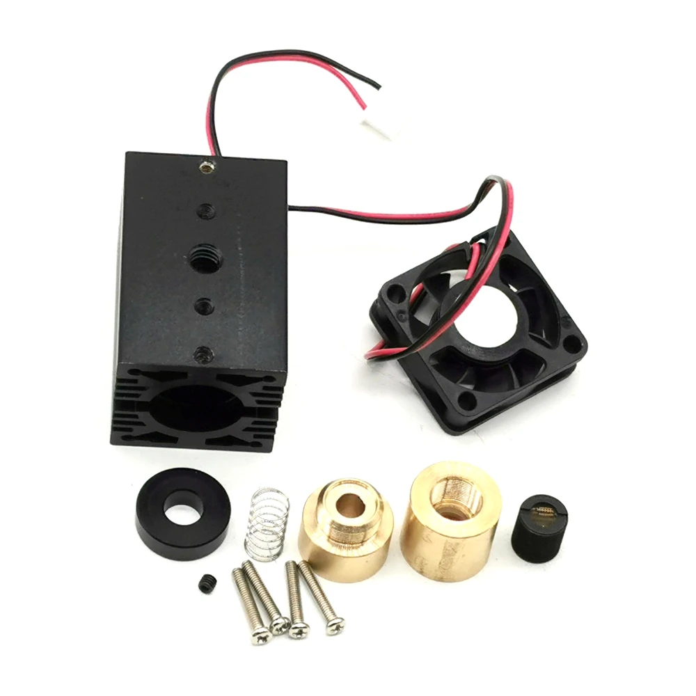 DIY 30x50mm 9mm TO-5 Laser Diode Housing Case W/405nm 450nm / 650nm 680nm Glass Collimating Lens