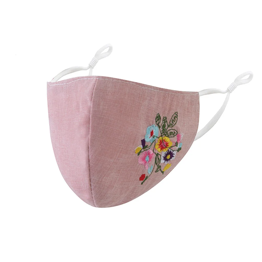 Adult Washable Print Breathable Windproof Protective Mask Outdoor Dust-Proof Face Protective Mask Reusable Washable 1PC