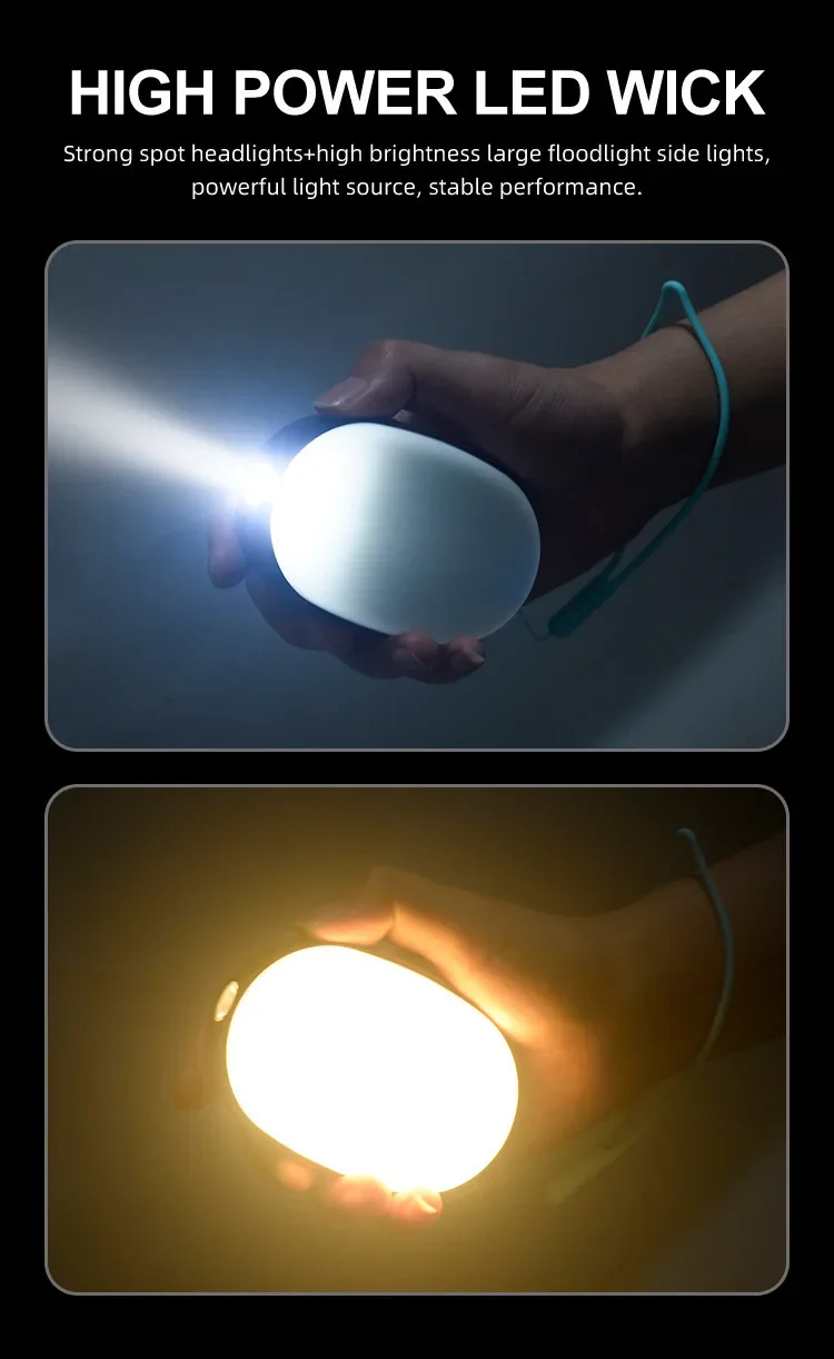 Description Picture 4 of itemUltra Bright Multifunctional LED Lamp Rechargeable Camping Lamp Hanging Tent Lamp Portable Outdoor Emergency Lighting LED Bulb