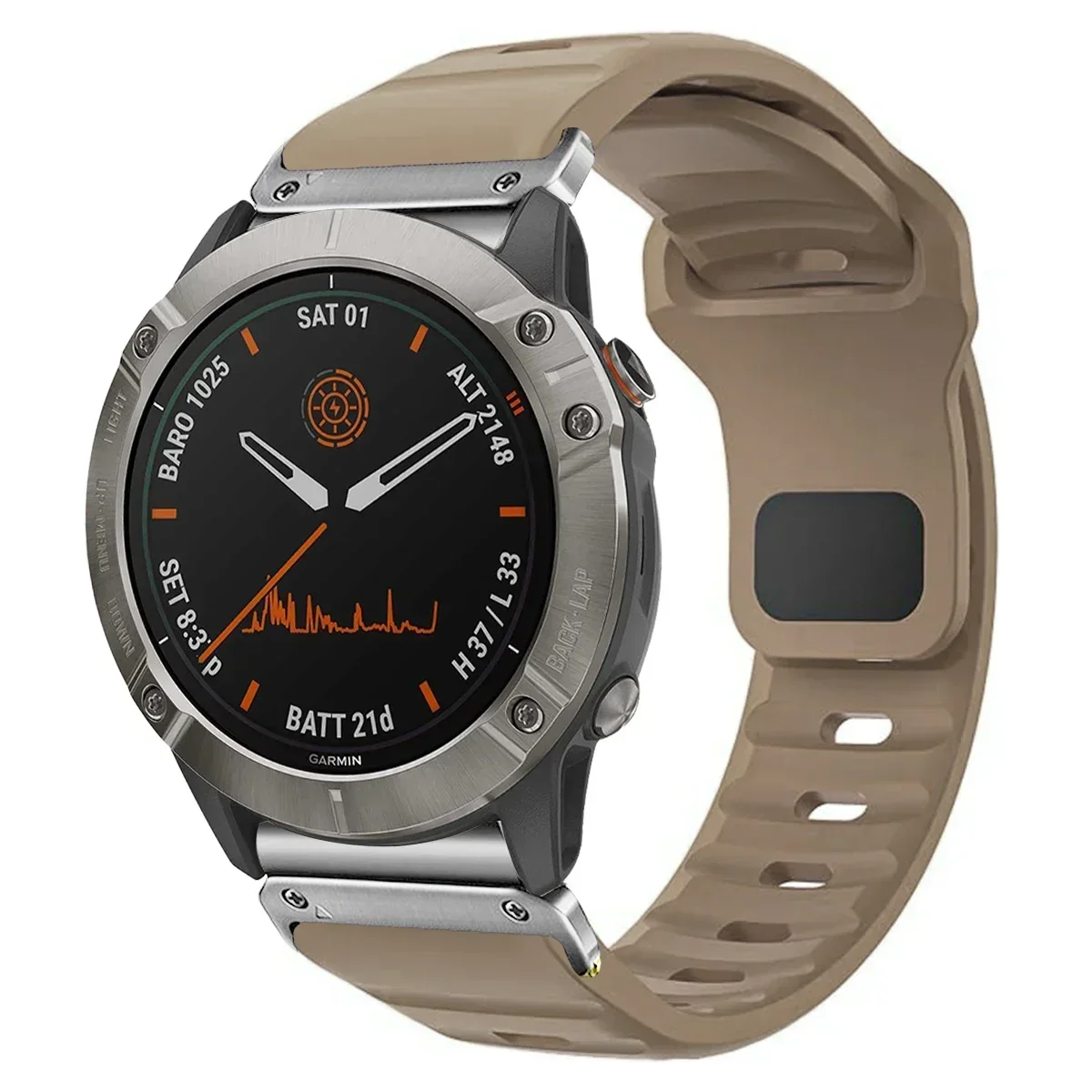 QuickFit Silicone No-Gap Watchband - Versatile 22mm & 26mm Strap