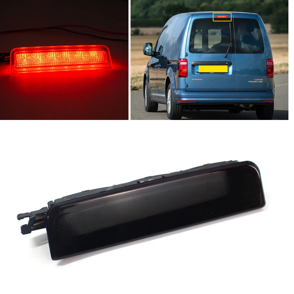 

Rear Tail Light Car LED 3Rd Brake Light High Mount Stop Lamp For VW Caddy MK3 2004-2015 2K0945087C