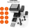 NEW 6-in-1 Espresso Machine with Built-In Milk Frother, 15-BAR Pump, Digital Display, One-Touch Single or Double Shot 2