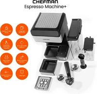NEW 6-in-1 Espresso Machine with Built-In Milk Frother, 15-BAR Pump, Digital Display, One-Touch Single or Double Shot 2