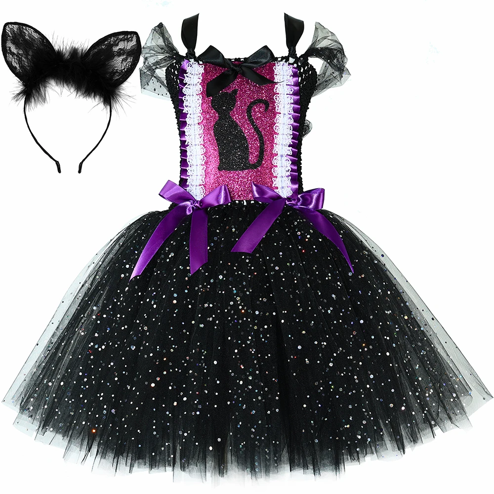 black formal dress with rhinestones Dress Up America Womens Cat Dress Up main image 0
