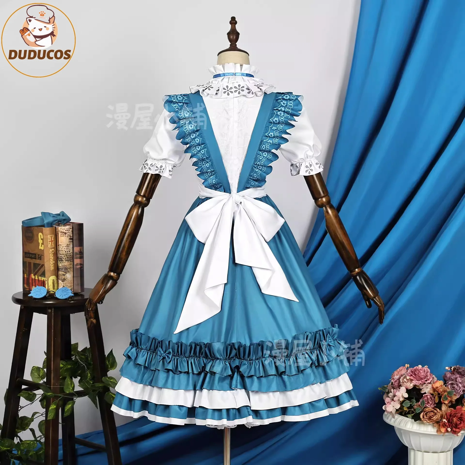 princess polly baby blue dress Saber Blue Dress Cosplay Fate Stay Night Fate Zero U.b.w-te Japanese Anime  Women Halloween Arturia Pendragon Costume main image 1