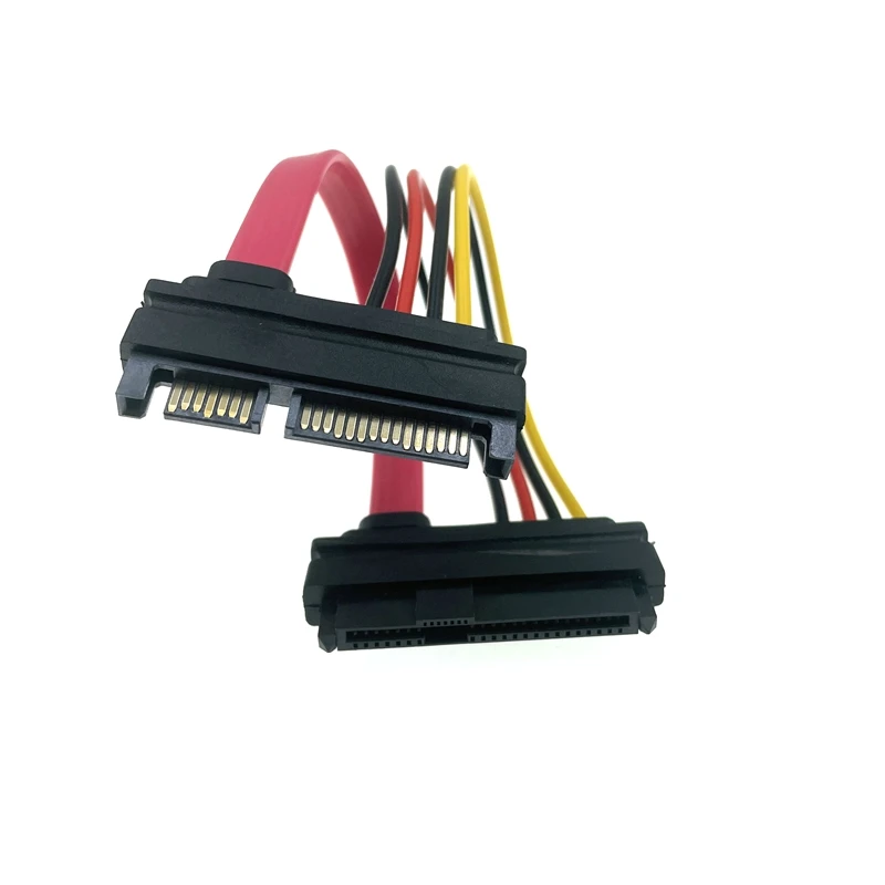 Sas Portas Cabo de Dados e Conector de Alimentação Hdd 29pin Sff8482 para Estilo Sata 15pin 10cm - Imagem 2
