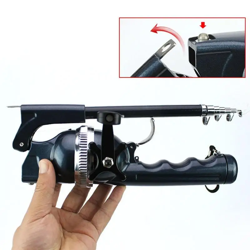 

Mini Portable Carp Foldable Fishing Rod Folding Fishing Lure Rod Telescopic Fighing Pole Reel for Outdoor Fishing