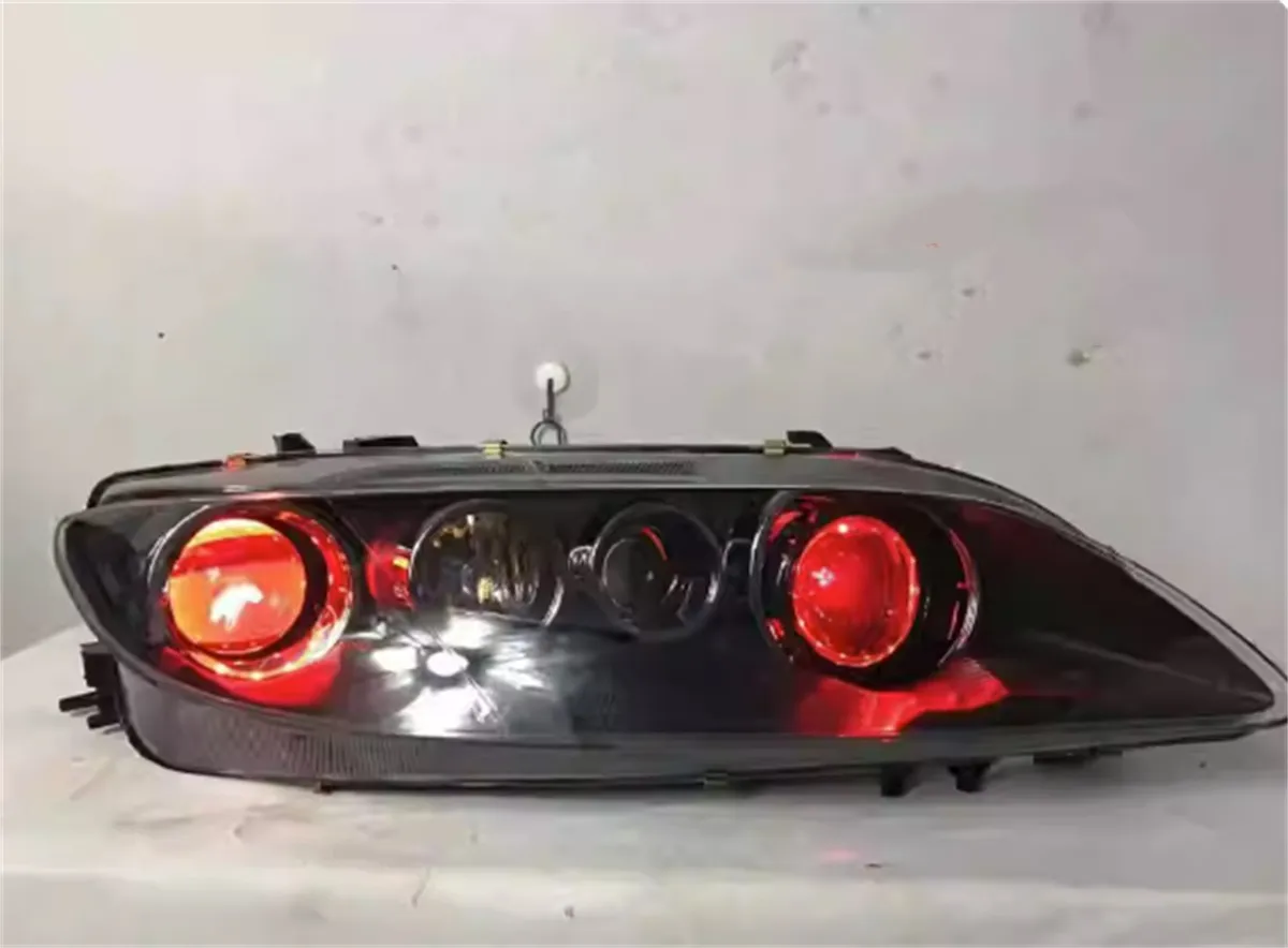

Front Headlight HeadLamp Angel eyes for Mazda 6 DRL Daytime Running Light Turn Signal