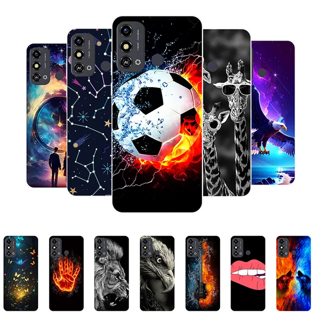 Funda Silicona Para Zte Blade A53 Pro Diseño Espacio Dibujos con