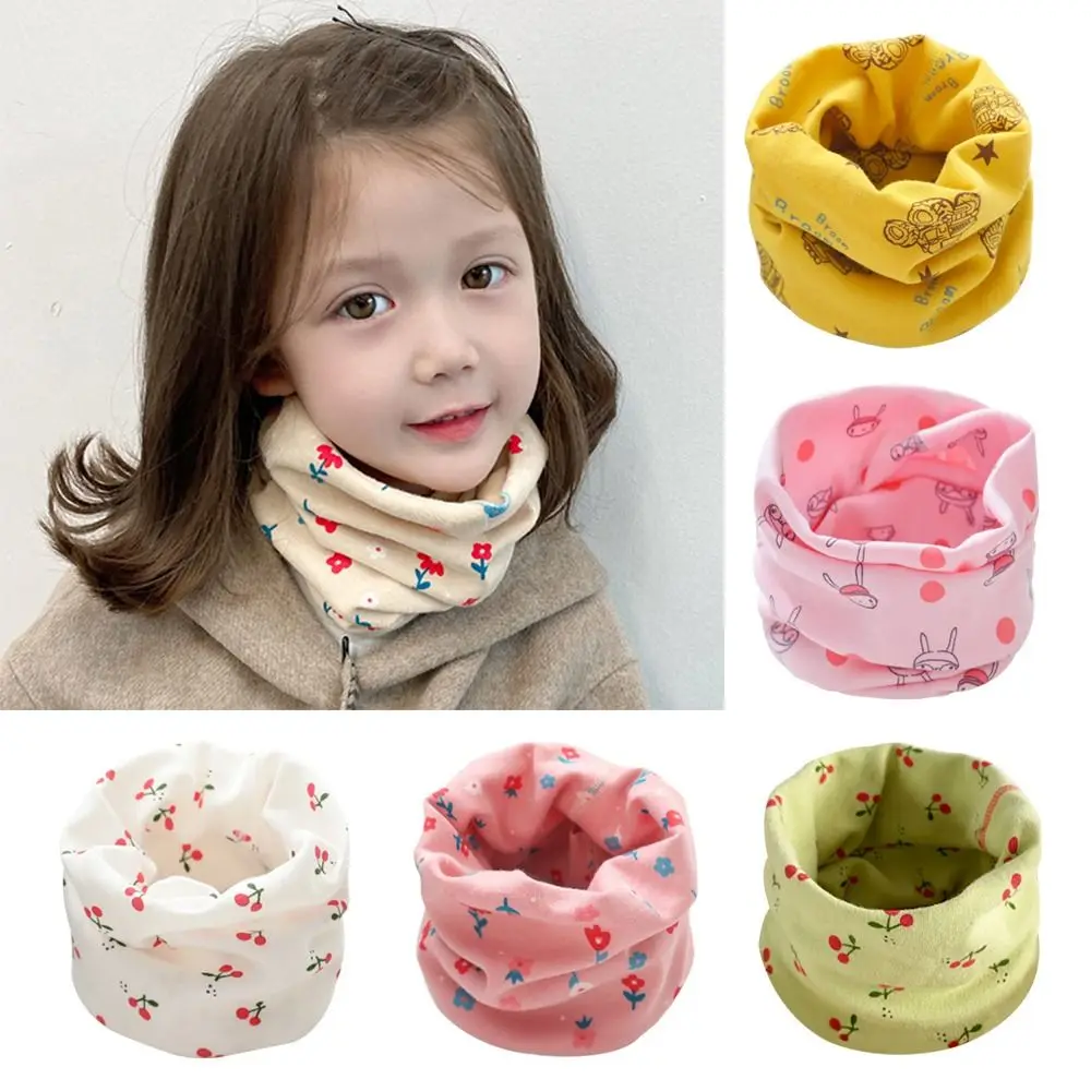 1-16 Years Old Cotton Kids Winter Scarf Cashmere Cute Children Neck Warmer Warm Windproof Knitted Scarves for Baby Boys Girls