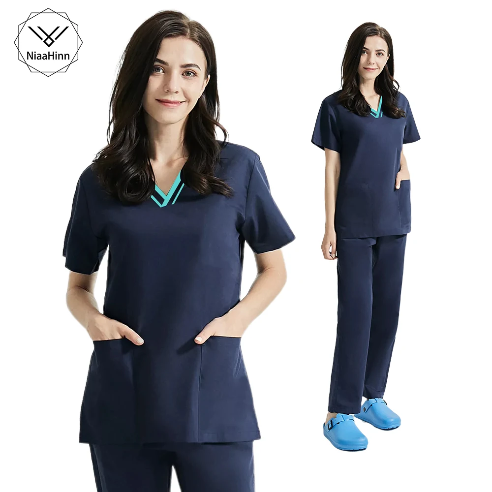 Veterinary Pet Agency Doctor Work Scrubs Suit Unisex Wholesale