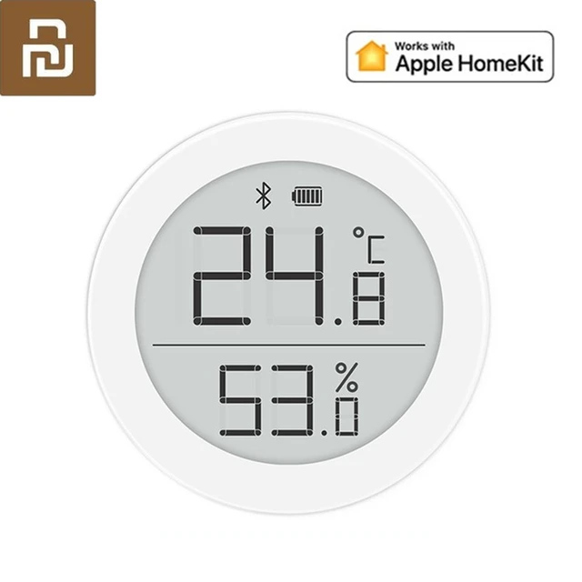 Qingping Thermometer Hygrometer Support Bluetooth Electronic Ink Screen  High Precision Sensors Work With Apple Homekit Thread - AliExpress