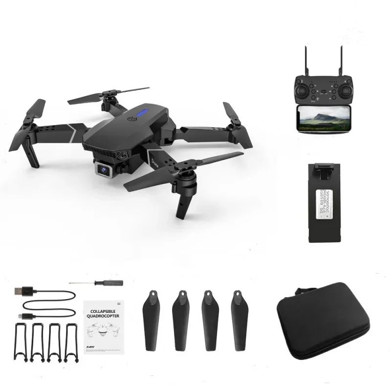 

Hot Selling Dual 4K Camera E88 Mini Toy Kids Dron Easy To Carry Remote Sale Prosumer Drone