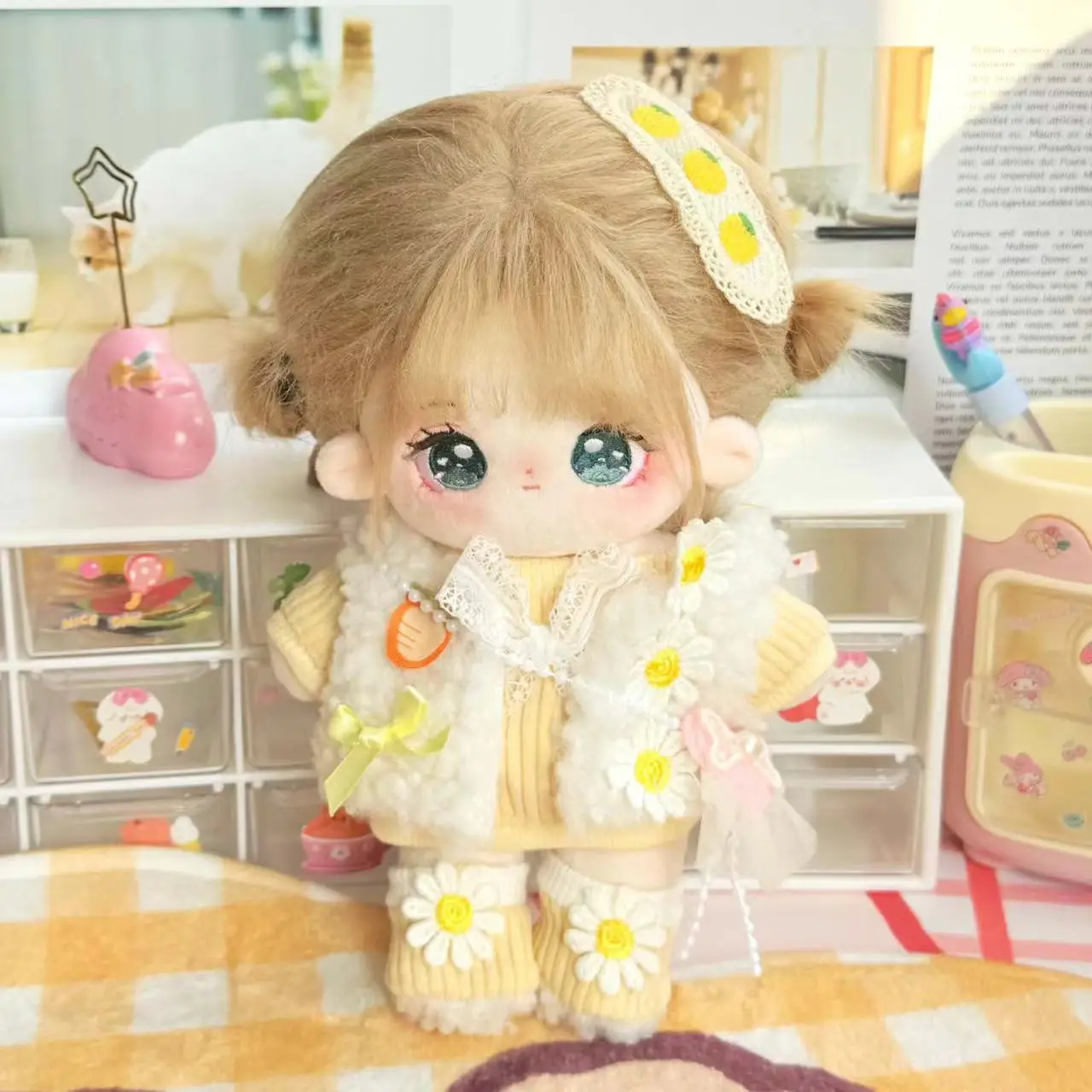 20cm Kawaii Idol Doll Cotton Star Dolls Stuffed Toys Cute Plush