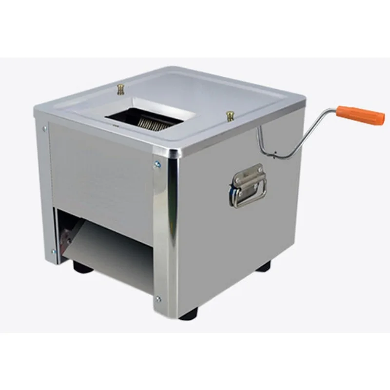

Stainless Steel Meat Mincer 85mm Fully Automatic Meat Slicer Machine Vegetable Cutter Commercial Electric Meat Slicer Cutter