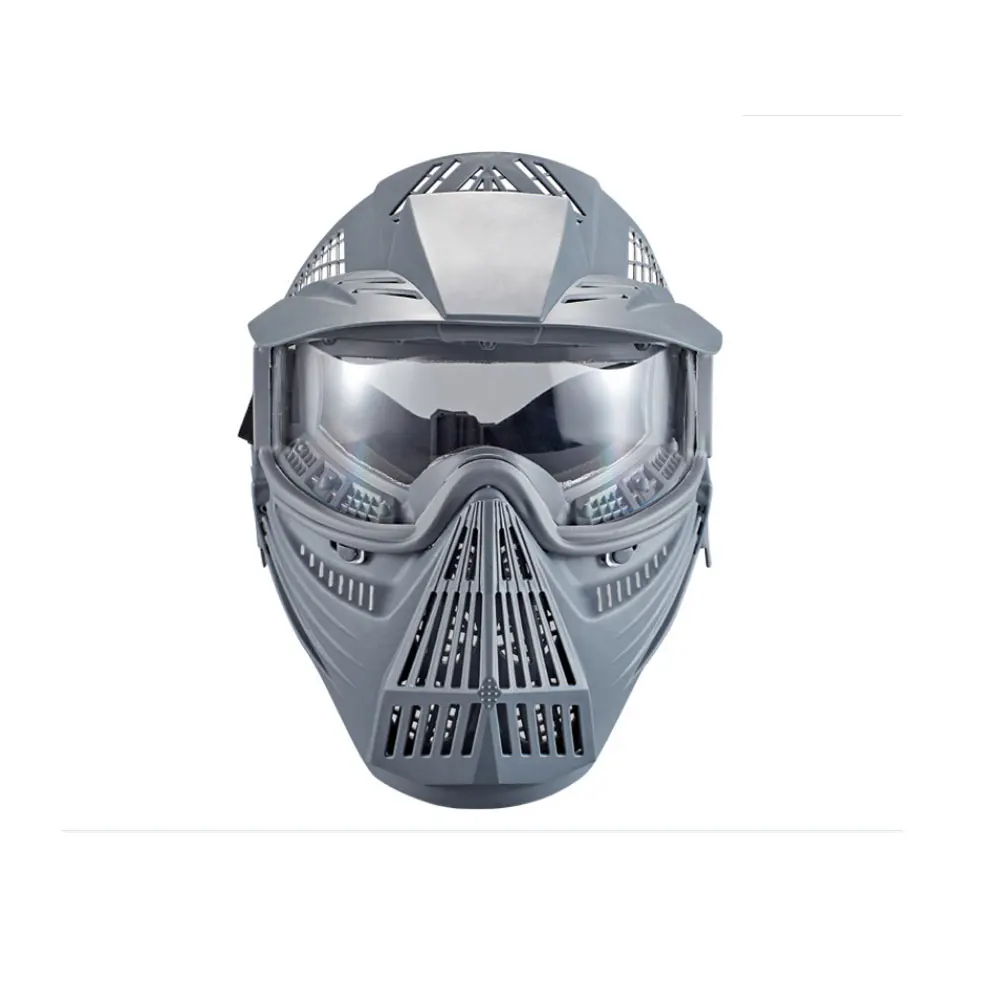

Tactical Mask Full Face Protective Mask For Military Airsoft Paintball CS Game Adjustable Strap Dustproof Windproof