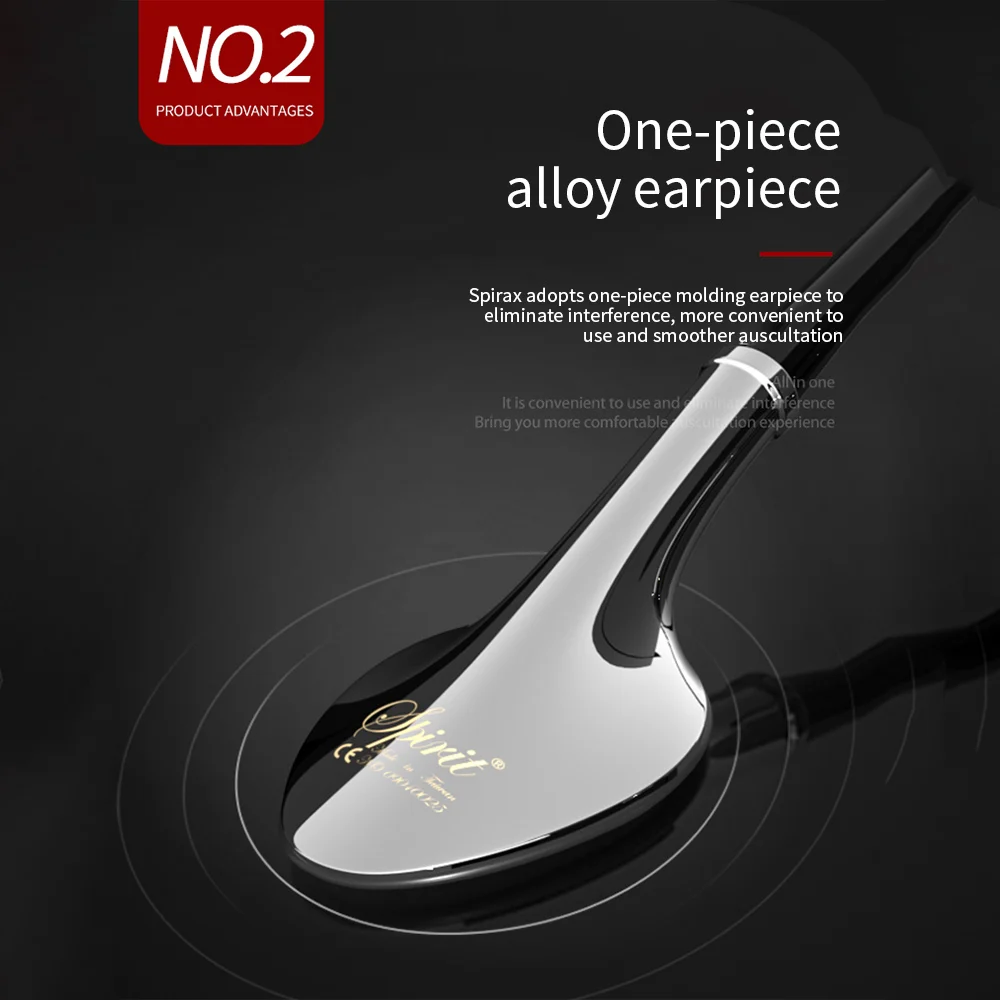 Spirit 735 Single Head Stethoscope for Medical Professionals Doctors Nurses Nursing Medical Students and Home Equipment