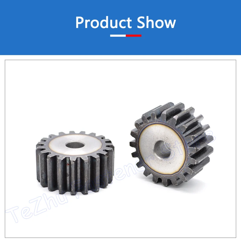 Description Picture 5 of item1pc 44-59Teeth 1.5M Spur Gear 45# Steel Metal Drive Gear 1.5 Modulus 44 45 46 47 48 49 50 51 52 53 54 55 56 57 58 59 Teeth