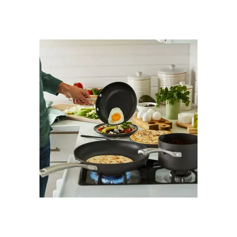 Calphalon Classic Nonstick 12-In. Jumbo Fryer Pan with Cover