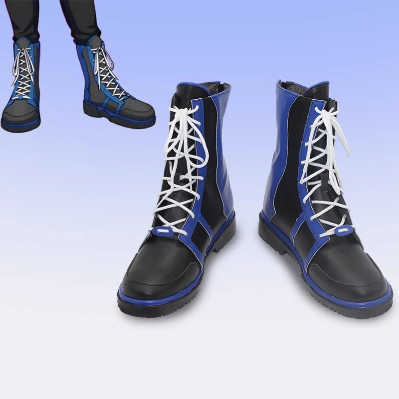 

Blue Lock Chigiri Hyoma Cosplay Shoes Blue Party Anime Hyoma Chigiri Cosplay Boots Shoes PU Leather Halloween Props
