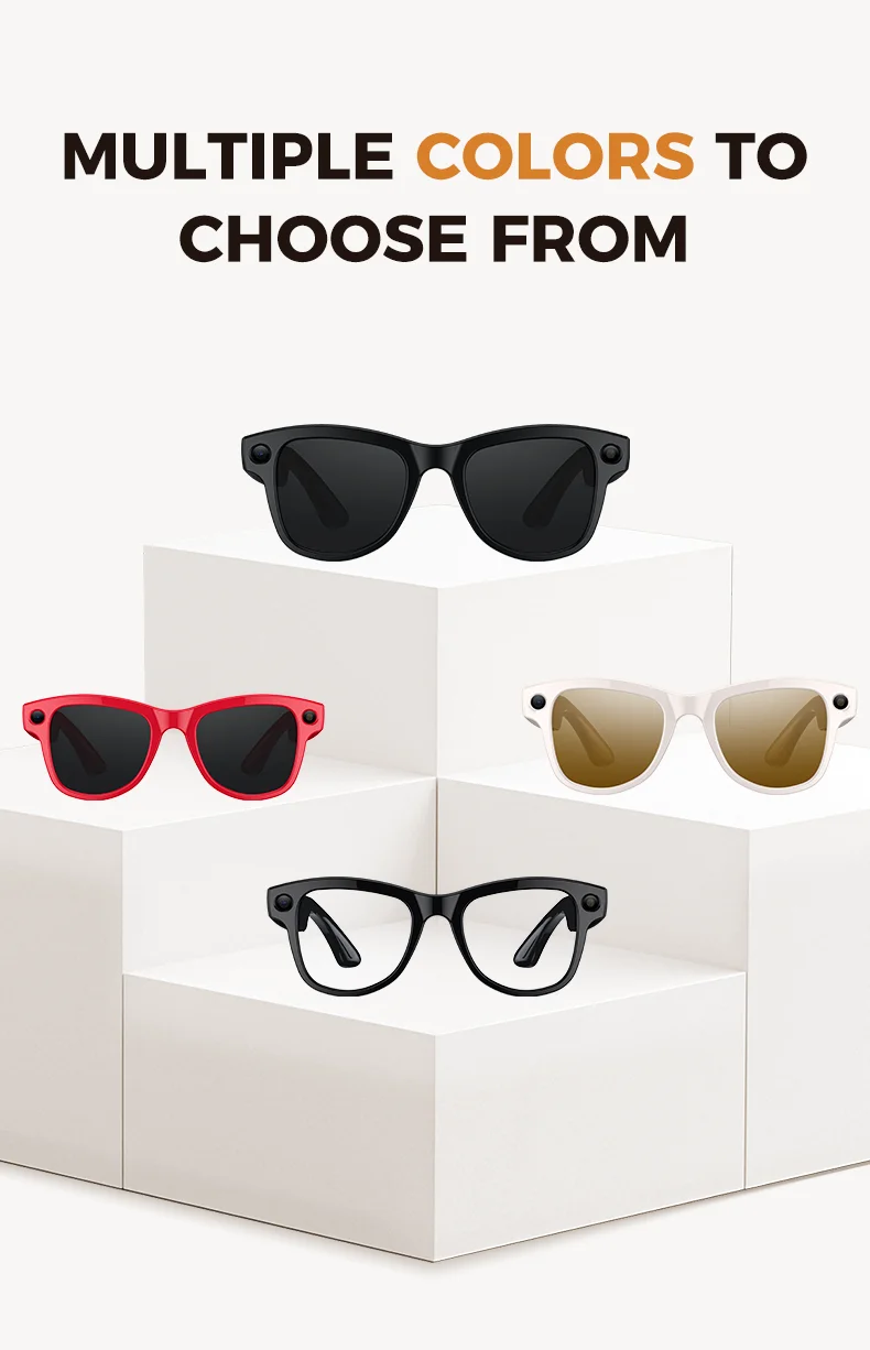 2026 New 800W 4K HD AI Smart Glasses Men Record Video 3600mAh Battery 120 Languages Translation Music Player Glasses With Camera