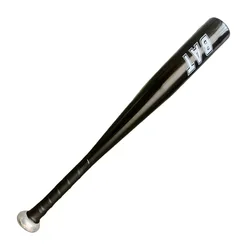 Aluminum Alloy Thickened Baseball Bat with Softball Gloves - Multi - Colored Outdoor Sports & Self - Defense Gear - 20 inch (Black)