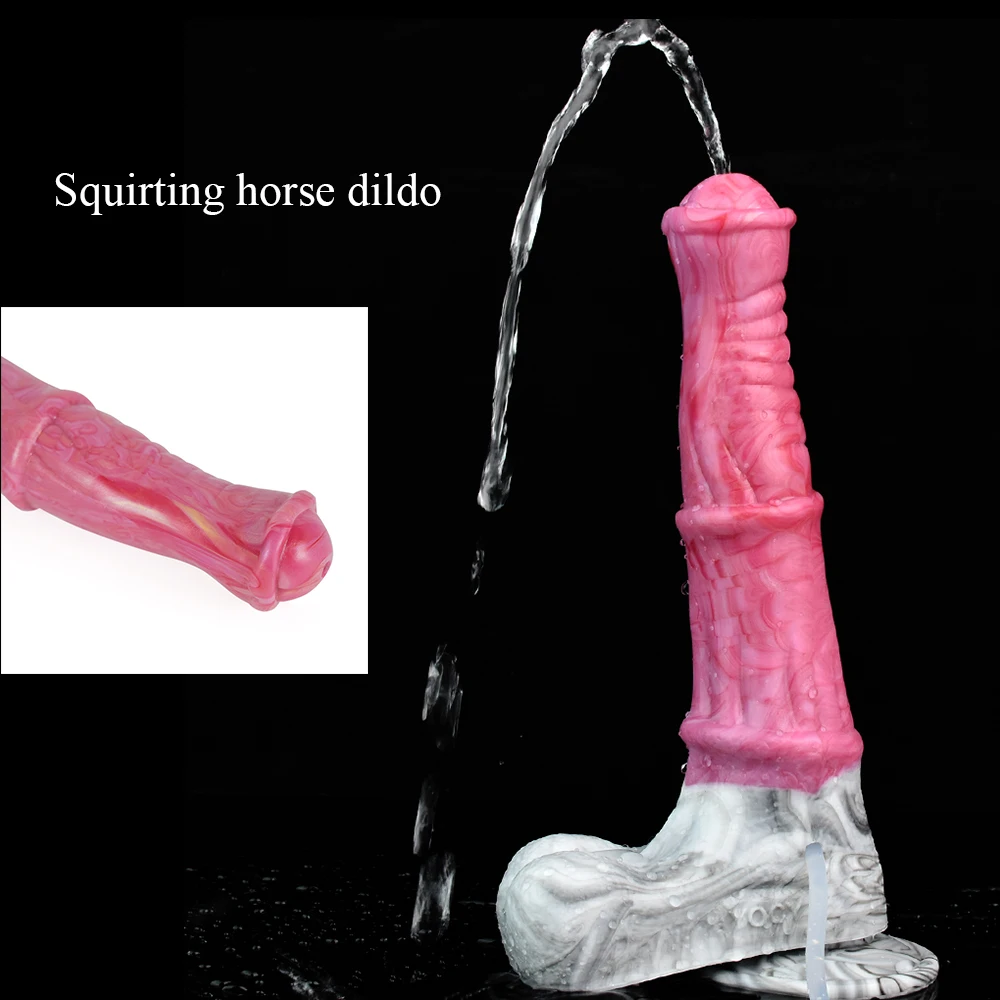 Consolo Realista Cavalo Ejaculação Squirting Horse