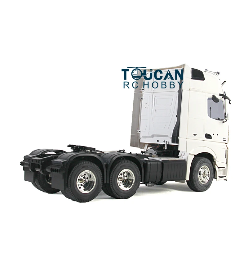 TOUCAN 3Axles Highline 1/14 RC Tractor Truck Remote Control Construction Vehicles Outdoor Cars Toys Gift Trailer DIY KIT Model 4