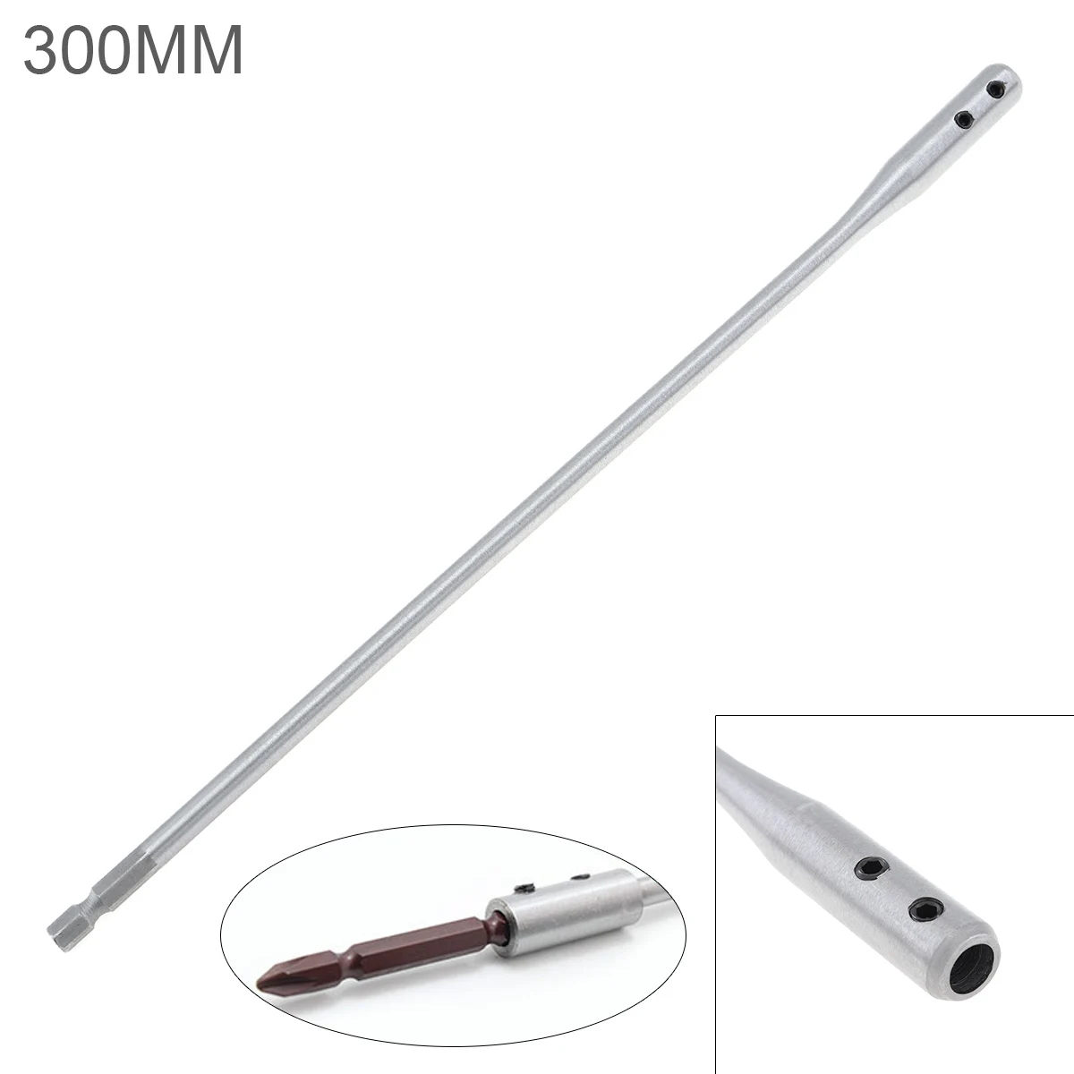 

300mm Drill Extension Rod Connecting Rod Quick with Hex Shank Small Wrench Change Drill Shank ToolExtending Hex Shank Drill Bits