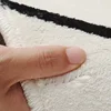 Bedroom Carpet Non-slip Soft Fluffy Bedside Rugs Blue Line Stripes Long Size Floor Mat Bay Window Home Decoration Mats 침실 카펫 5