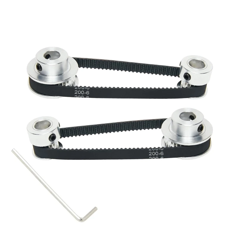 

Easy Installation Set of Aluminum Timing Pulleys for Milling Machines