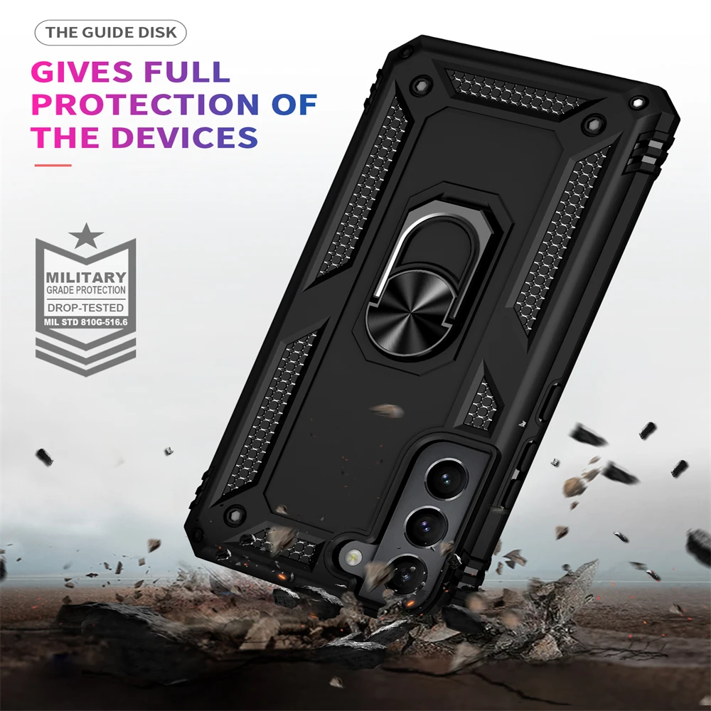 Stoßfeste Hülle für Samsung Galaxy S22 S21 S20 FE Note 20 Ultra S10 10 Plus Lite Anti Shock KickStand Armor Shell Case C_voghion.com