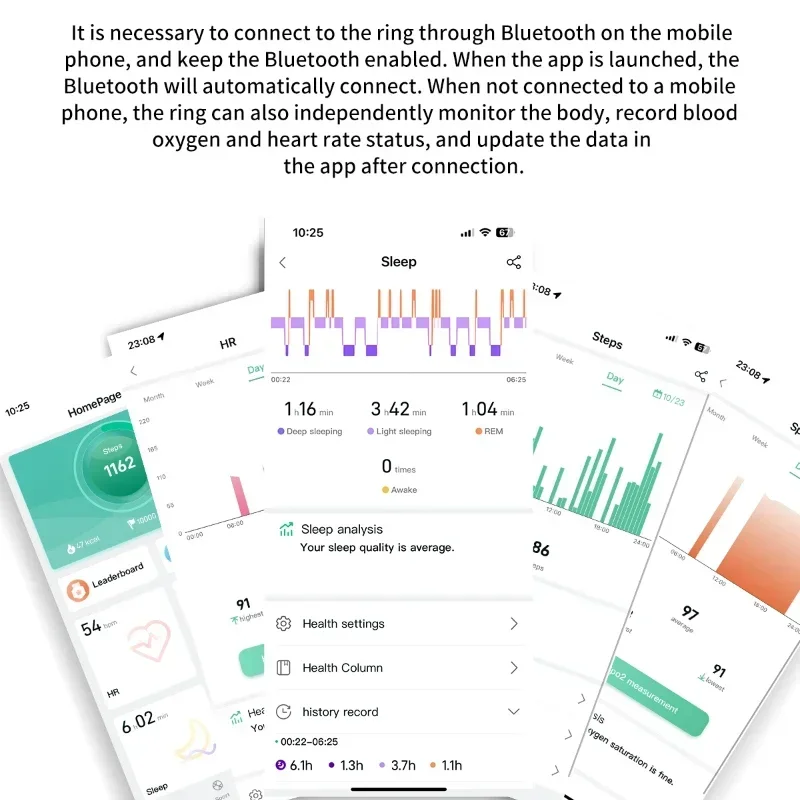Smart Fitness Tracking Ring 4